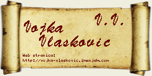 Vojka Vlašković vizit kartica